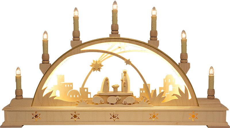 Holger Seidel Schwibbogen Christi Geburt, doppelt Holger Seidel Schwibbogen Christi Geburt, doppelt
