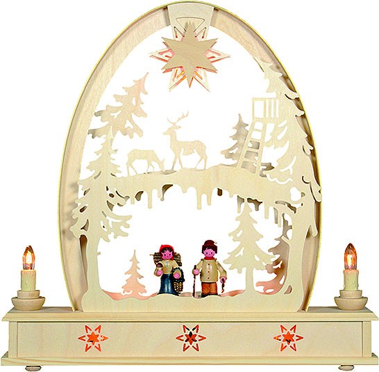 Holger Seidel Schwibbogen Seidelbogen groß - Waldmotiv Holger Seidel Schwibbogen Seidelbogen groß - Waldmotiv