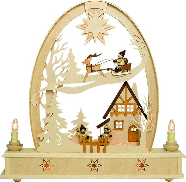 Holger Seidel Schwibbogen Seidelbogen groß - Nikolaus Holger Seidel Schwibbogen Seidelbogen groß - Nikolaus