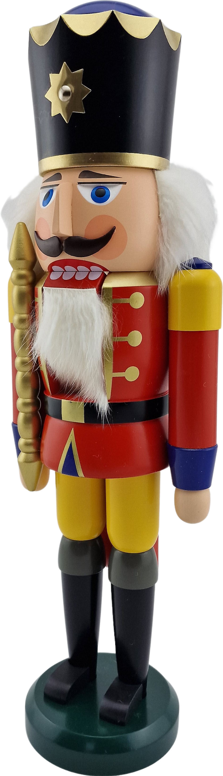Seiffener Volkskunst eG Nussknacker König Rot, 38,5 cm Seiffener Volkskunst eG Nussknacker König Rot, 38,5 cm