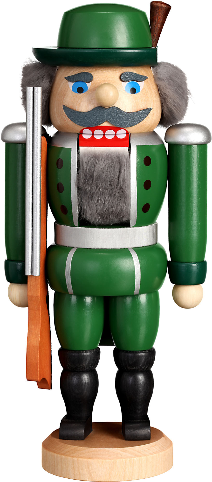 Seiffener Volkskunst Nussknacker Jäger Seiffener Volkskunst Nussknacker Jäger