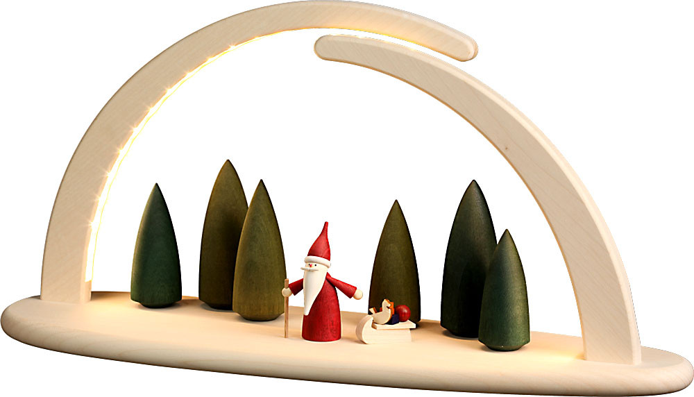 Seiffener Volkskunst Lichterbogen Weihnachtswichtel Seiffener Volkskunst Lichterbogen Weihnachtswichtel
