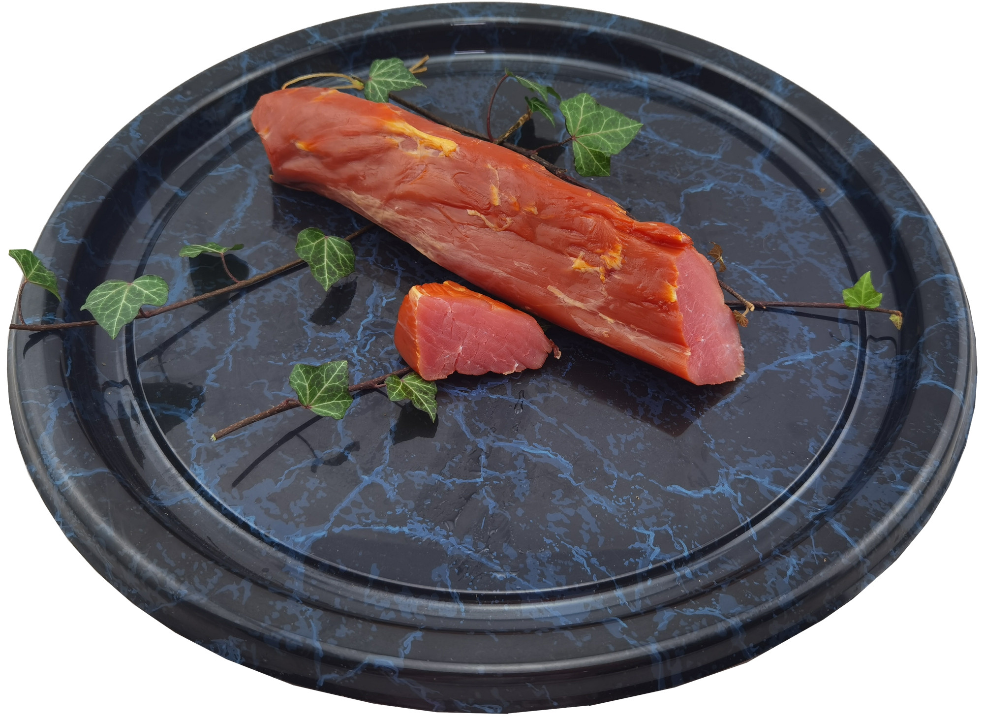 Fleischerei Kempe Schweinefilet geräuchert, ca. 450 g Fleischerei Kempe Schweinefilet geräuchert, ca. 450 g