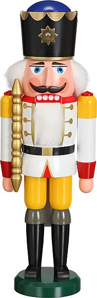 Seiffener Volkskunst eG Nussknacker König Weiss Seiffener Volkskunst eG Nussknacker König Weiss