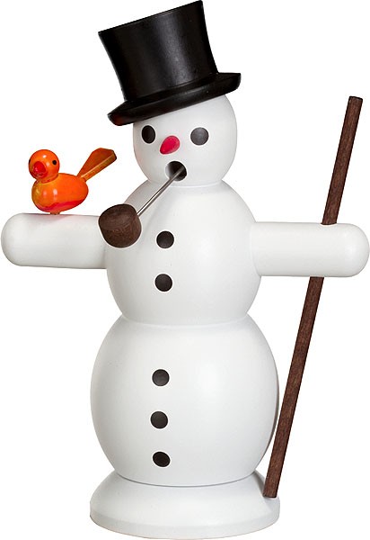 Seiffener Volkskunst eG Räuchermann Schneemann Seiffener Volkskunst eG Räuchermann Schneemann