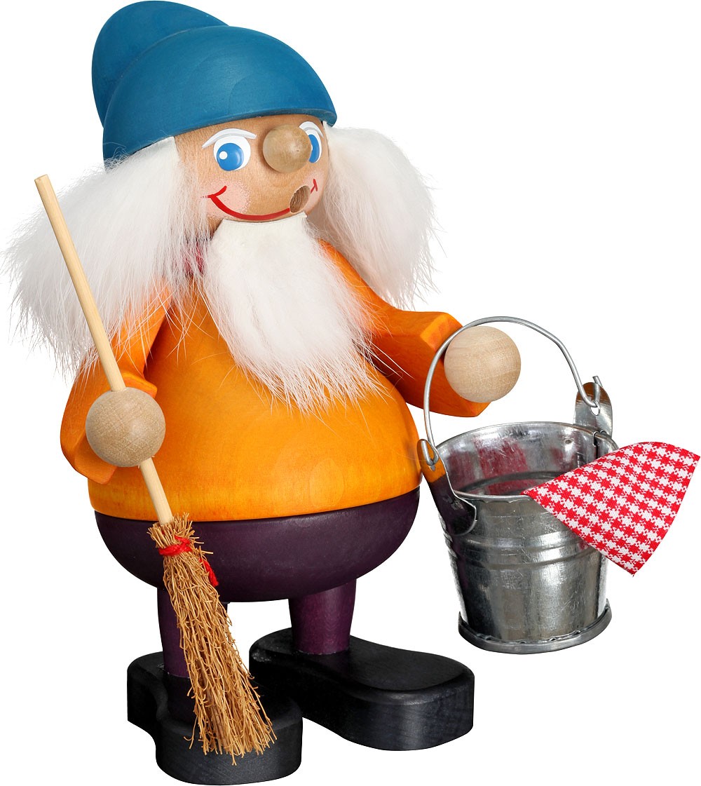 Seiffener Volkskunst eG Räuchermann Heinzelmännchen - Putzheinzel Seiffener Volkskunst eG Räuchermann Heinzelmännchen - Putzheinzel