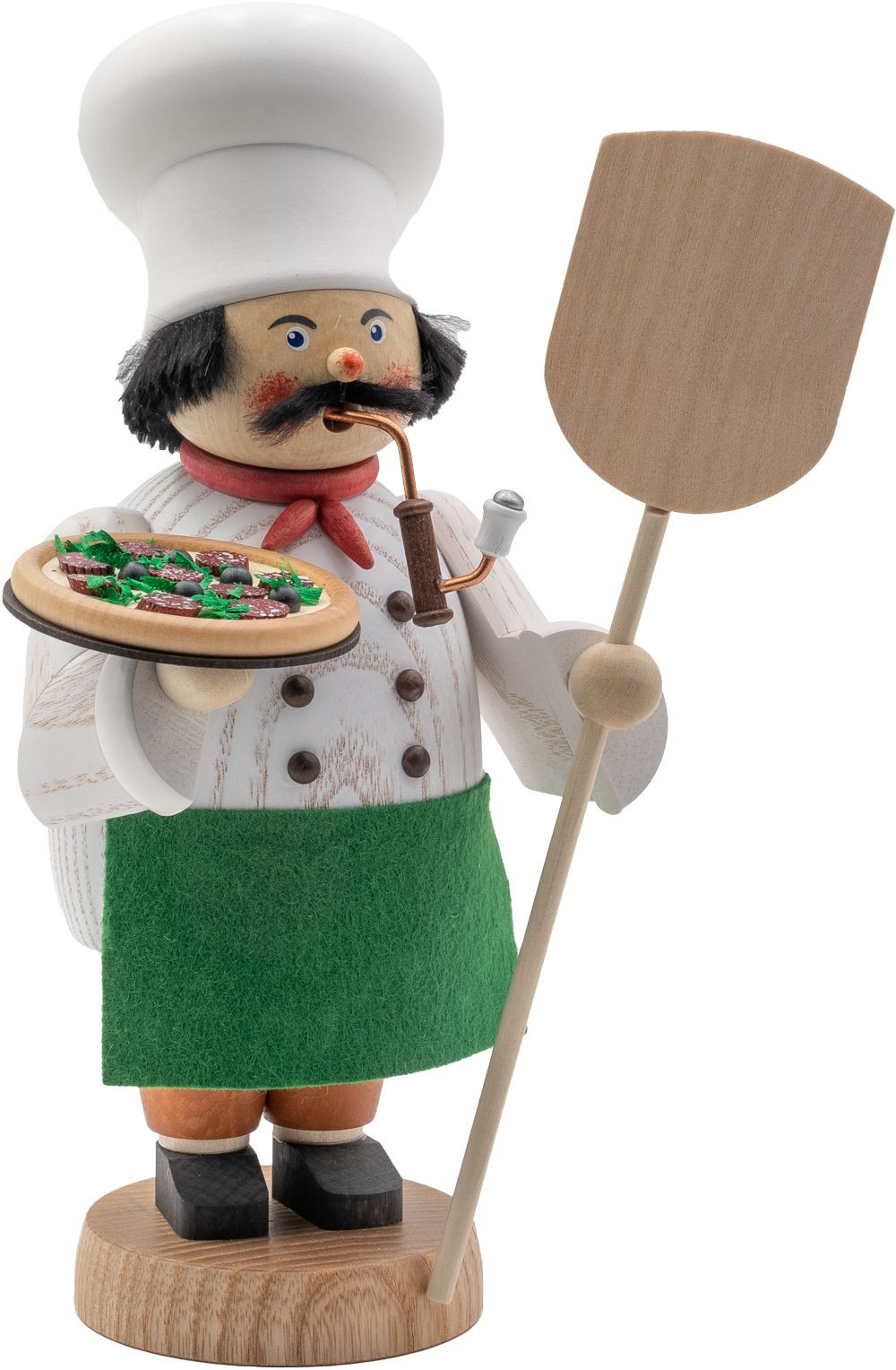 Seiffener Volkskunst eG Räuchermann Pizzabäcker - Gemütliche Typen Seiffener Volkskunst eG Räuchermann Pizzabäcker - Gemütliche Typen