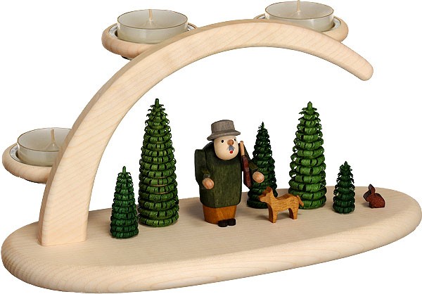 Seiffener Volkskunst eG Leuchterbogen Waldmotiv Seiffener Volkskunst eG Leuchterbogen Waldmotiv
