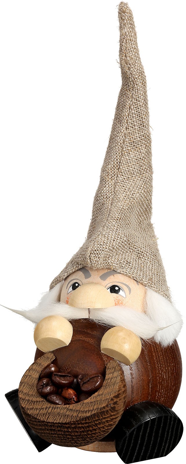 Seiffener Volkskunst eG Kugelräucherfigur Duftzwerg - Kaffee - Seiffener Volkskunst eG Kugelräucherfigur Duftzwerg - Kaffee -