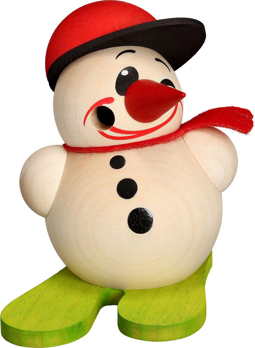 Seiffener Volkskunst eG Kugelräucherfigur Cool Man klein mit Ski & Base-Cap Seiffener Volkskunst eG Kugelräucherfigur Cool Man klein mit Ski & Base-Cap