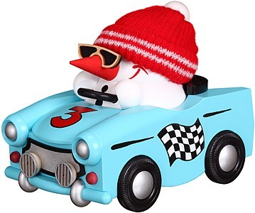 Seiffener Volkskunst eG Kugelräucherfigur Cool Man im Trabi Seiffener Volkskunst eG Kugelräucherfigur Cool Man im Trabi