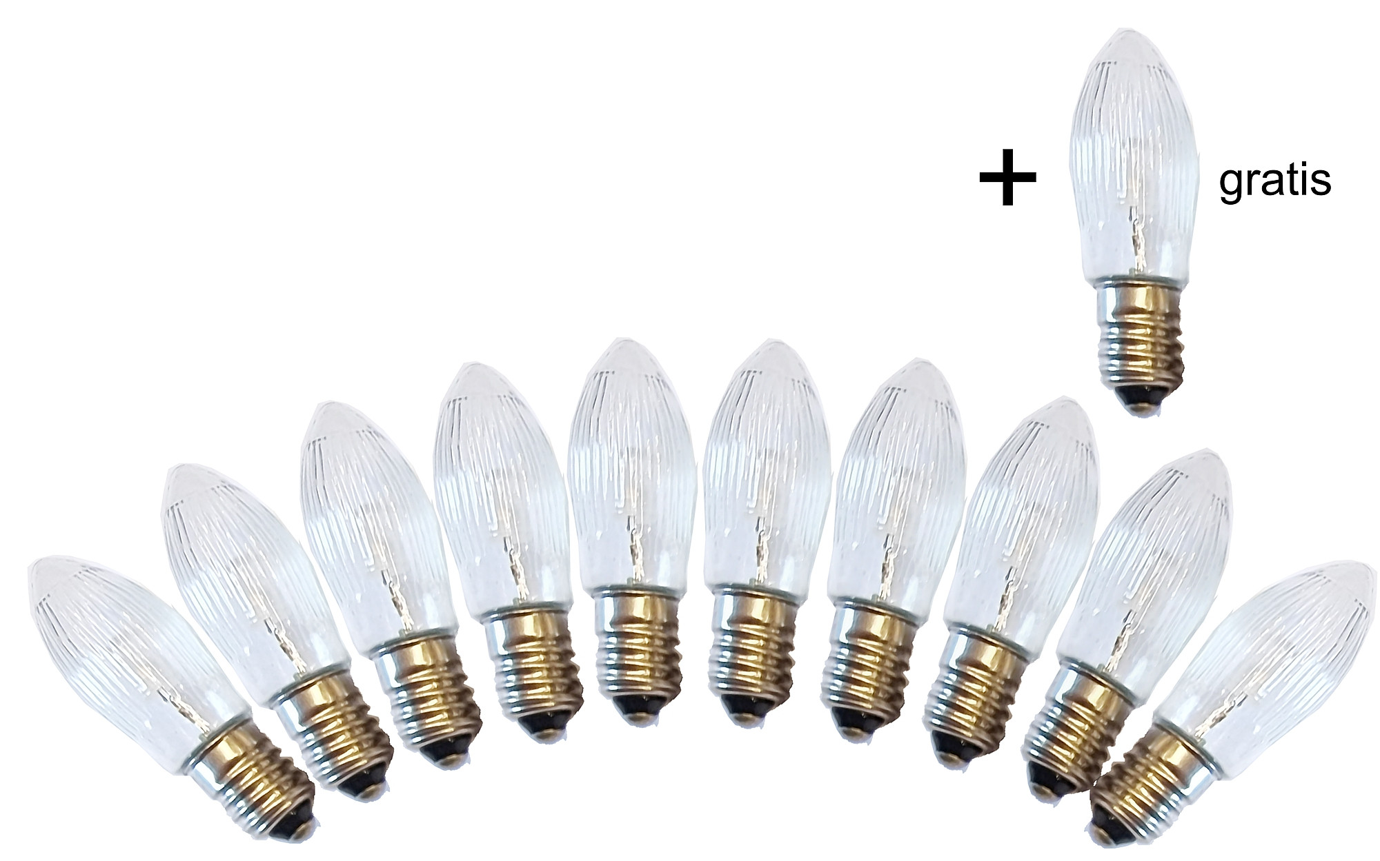 Umrüstset Außenschwibbogen LED-Filament 10er Set + 1 gratis Umrüstset Außenschwibbogen LED-Filament 10er Set + 1 gratis