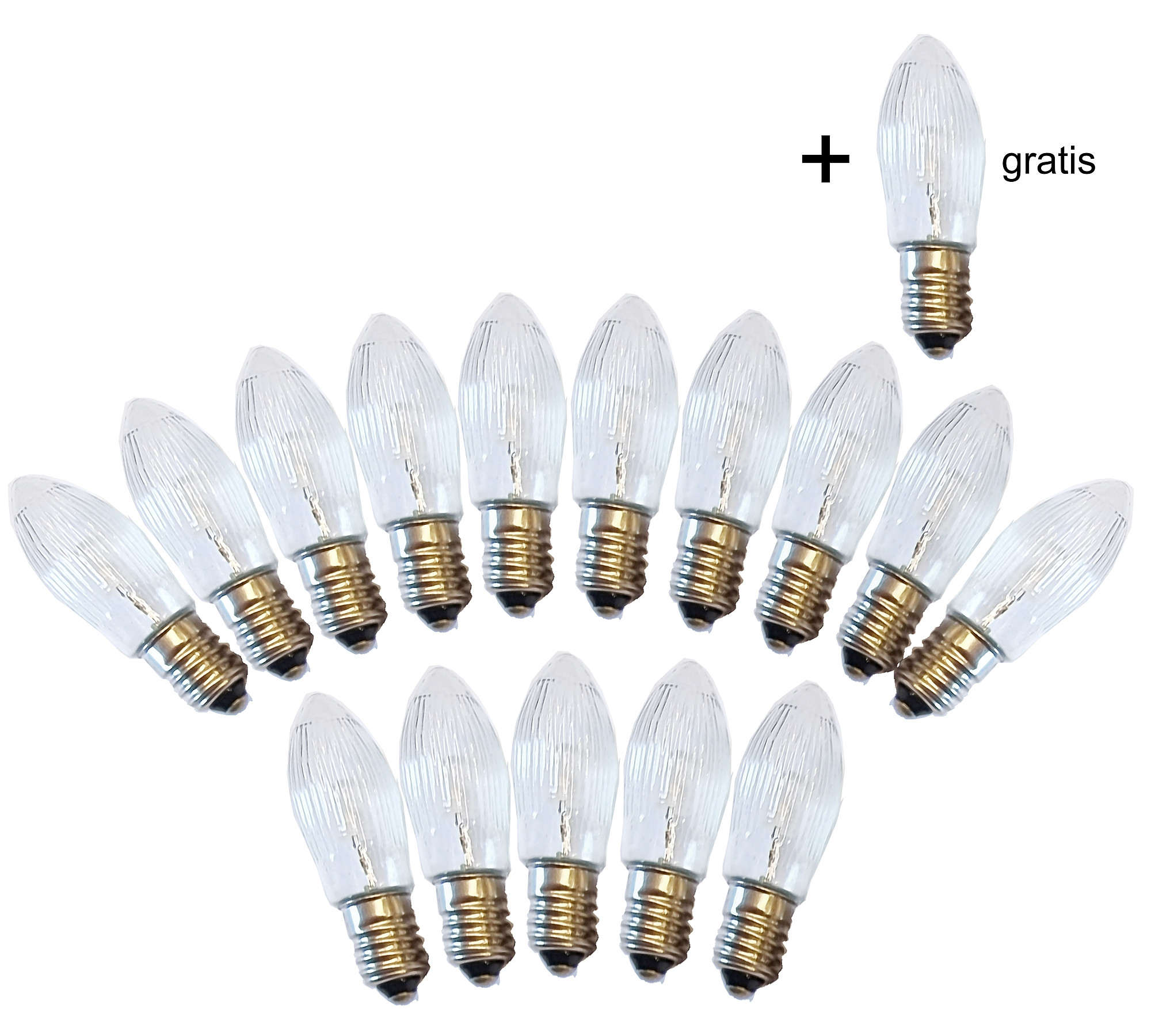 Umrüstset Außenschwibbogen LED-Filament 15er Set + 1 gratis Umrüstset Außenschwibbogen LED-Filament 15er Set + 1 gratis