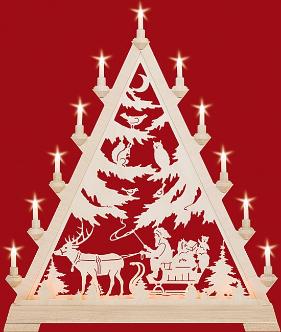 Taulin Große Spitze - Nikolaus mit Schlitten Taulin Große Spitze - Nikolaus mit Schlitten
