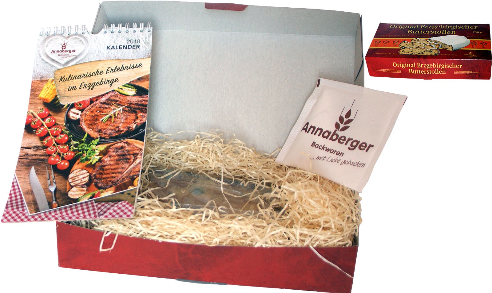 Original erzgebirgischer Butterstollen 750g (Geschenkkarton) Original erzgebirgischer Butterstollen 750g (Geschenkkarton)