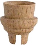 Lichtertülle - Höhe 27 mm, mit Nut Lichtertülle - Höhe 27 mm, mit Nut