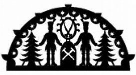 Laubsägevorlage Schwibbogen Bergmann Sternwappen Laubsägevorlage Schwibbogen Bergmann Sternwappen