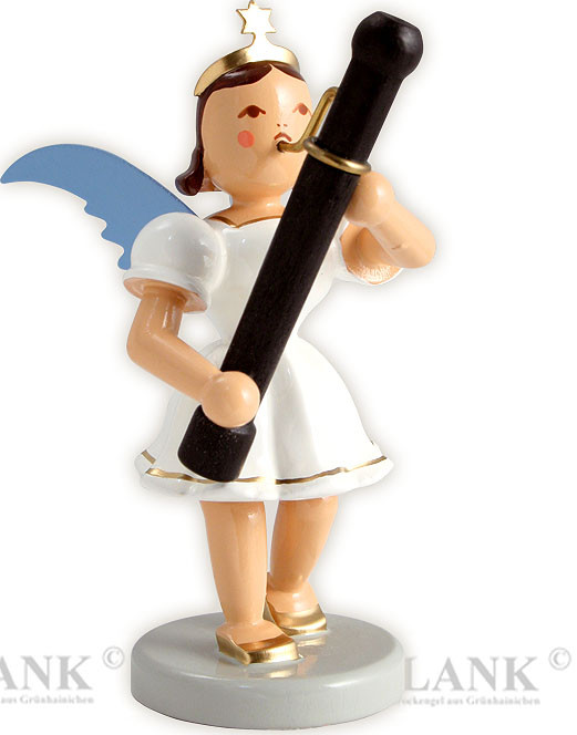 Blank Kurzrockengel mit Fagott, farbig Blank Kurzrockengel mit Fagott, farbig