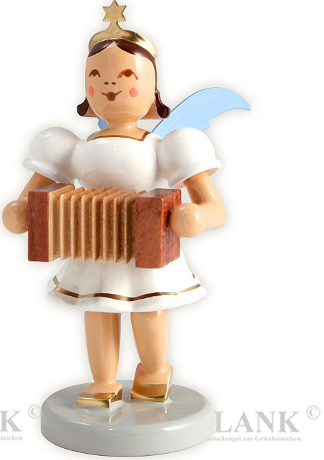 Blank Kurzrockengel mit Harmonika, farbig Blank Kurzrockengel mit Harmonika, farbig
