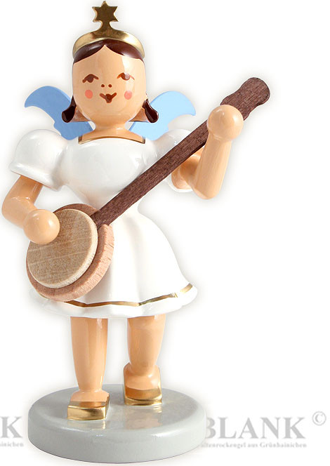 Blank Kurzrockengel mit Banjo, farbig Blank Kurzrockengel mit Banjo, farbig