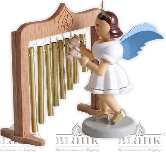 Blank Kurzrockengel mit Röhrenglockenspiel, farbig Blank Kurzrockengel mit Röhrenglockenspiel, farbig