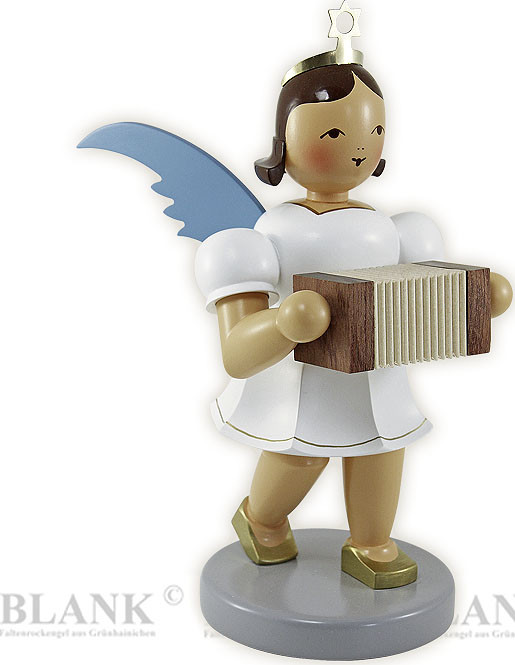 Blank Kurzrockengel mit Harmonika, 20 cm - farbig Blank Kurzrockengel mit Harmonika, 20 cm - farbig
