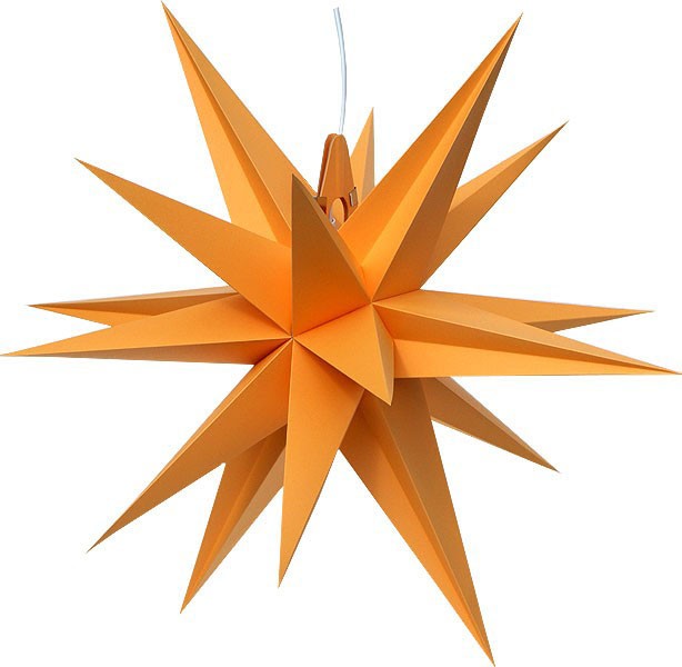 Annaberger Faltstern, orange - No. 3 Annaberger Faltstern, orange - No. 3