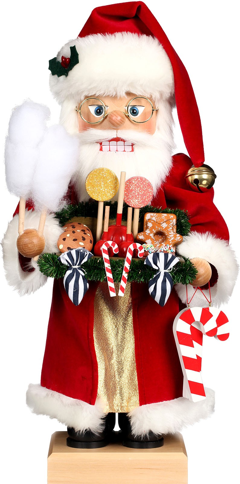 Christian Ulbricht Nussknacker Weihnachtsmann mit Süßwaren Christian Ulbricht Nussknacker Weihnachtsmann mit Süßwaren