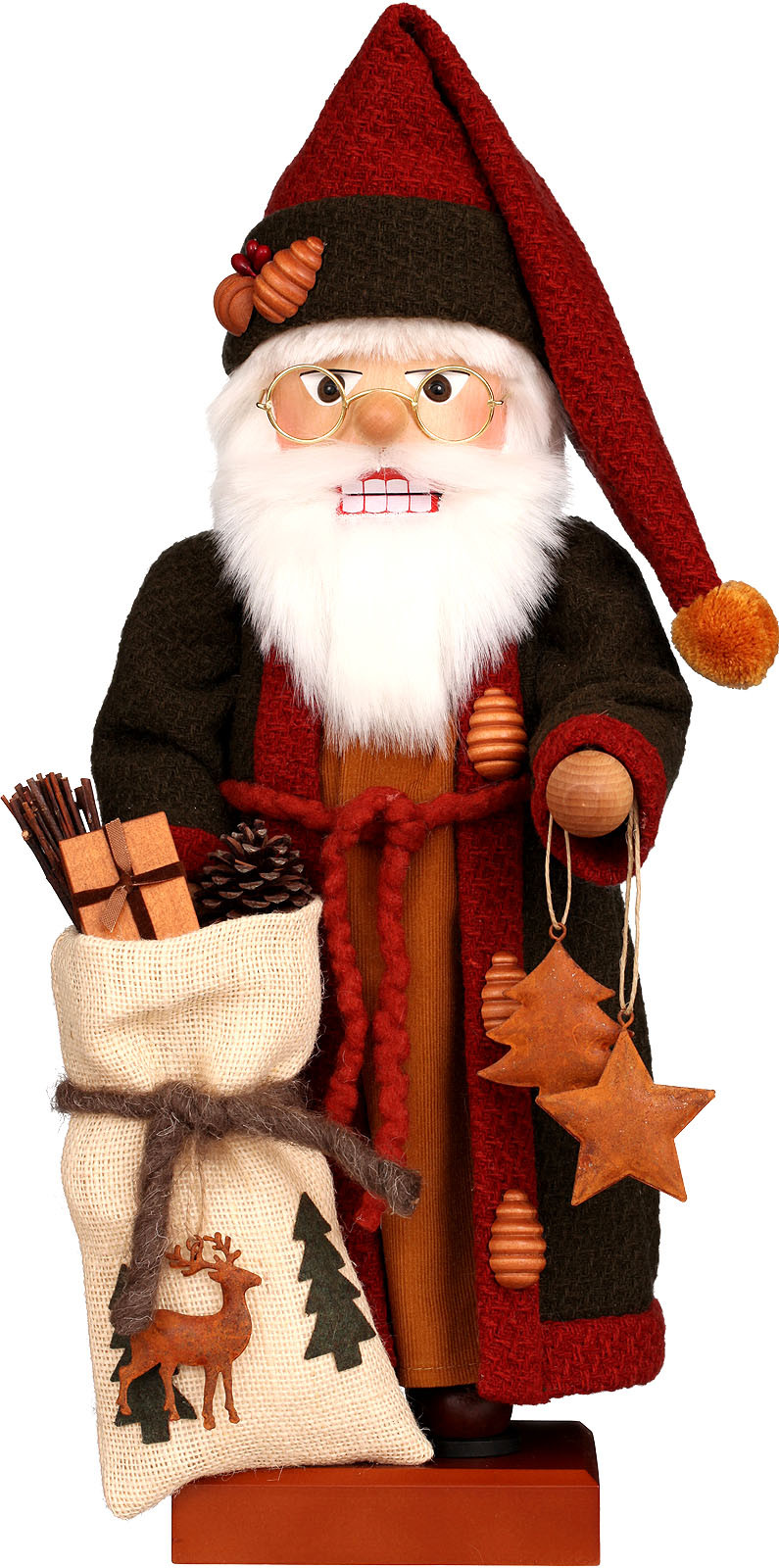 Christian Ulbricht Nußknacker Weihnachtsmann Herbstfarben Christian Ulbricht Nußknacker Weihnachtsmann Herbstfarben