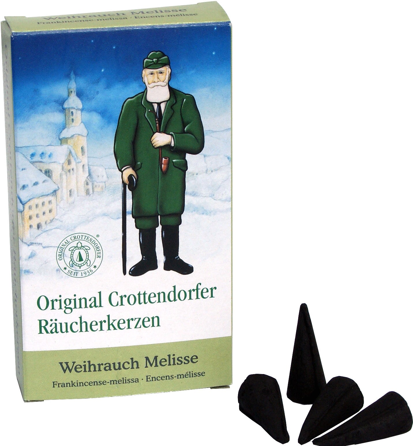 Crottendorfer Räucherkerzen Weihrauch-Melisse