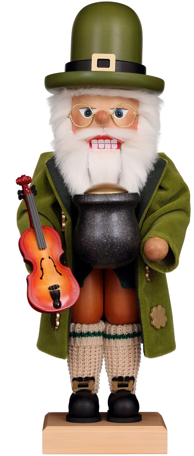 Christian Ulbricht Nußknacker Weihnachtsmann Irish Santa Christian Ulbricht Nußknacker Weihnachtsmann Irish Santa
