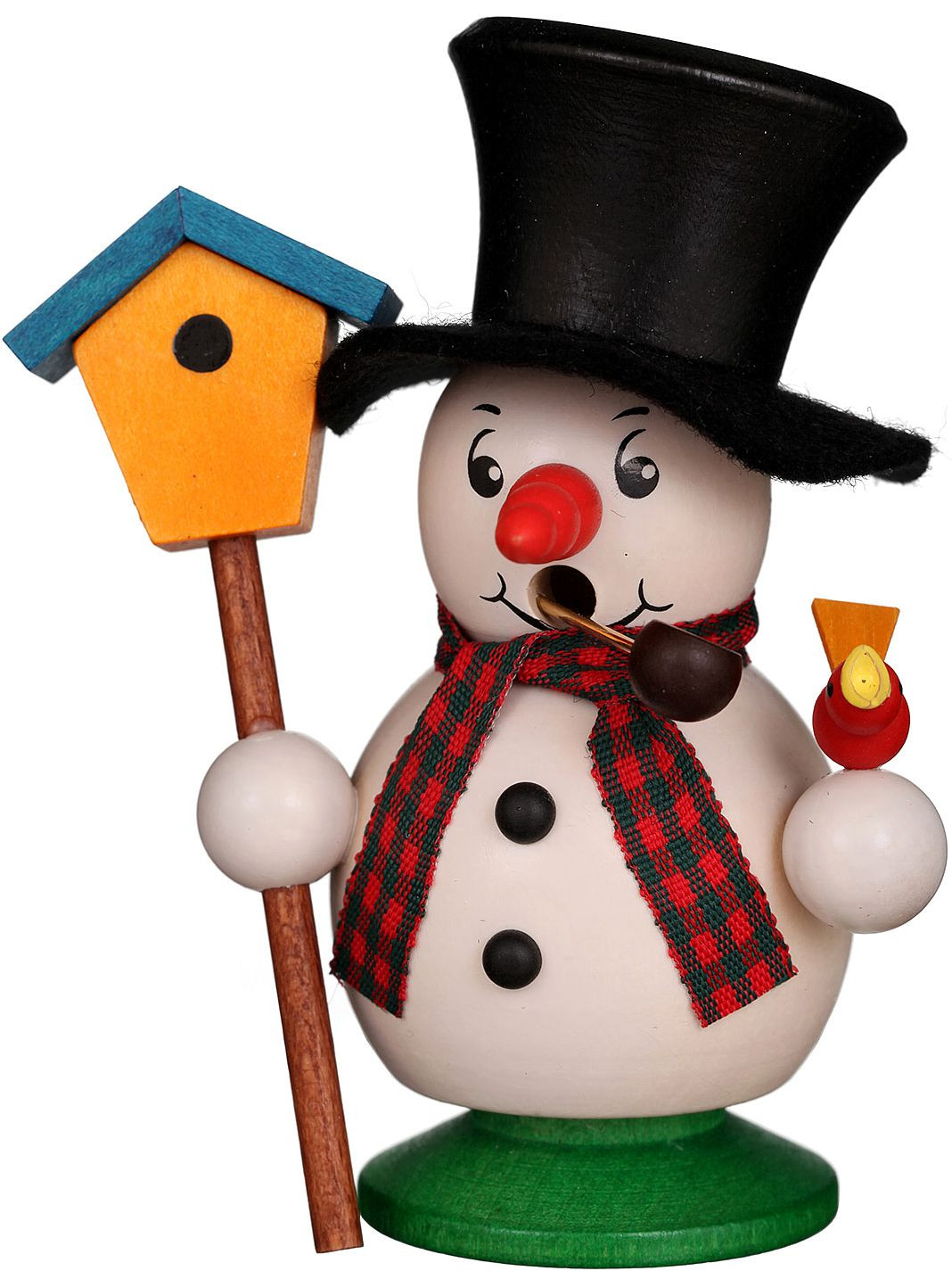 Christian Ulbricht Räuchermann Schneebub mit Vogelhaus Christian Ulbricht Räuchermann Schneebub mit Vogelhaus