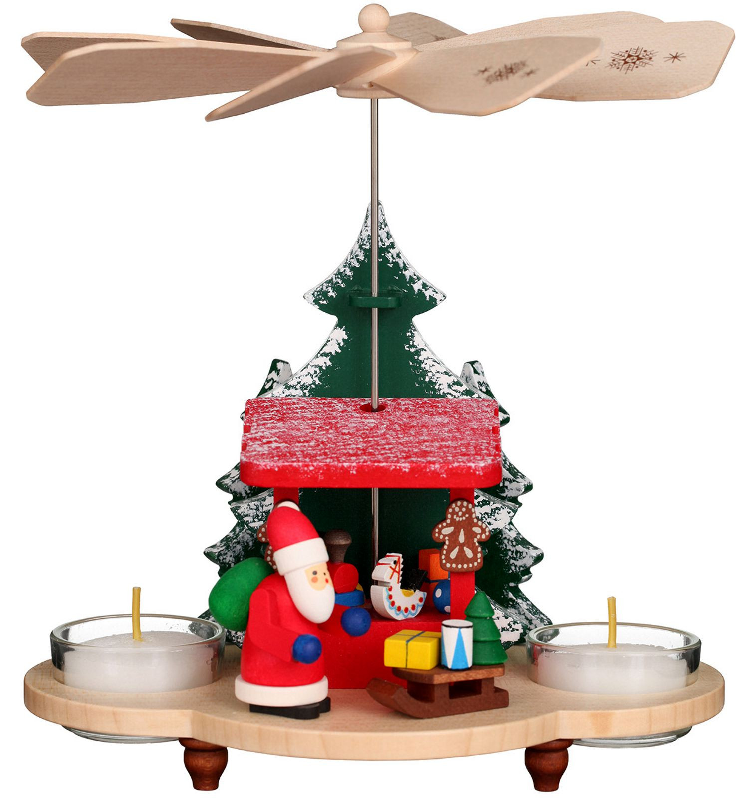 Christian Ulbricht Pyramide Weihnachtsmann auf Striezelmarkt Christian Ulbricht Pyramide Weihnachtsmann auf Striezelmarkt