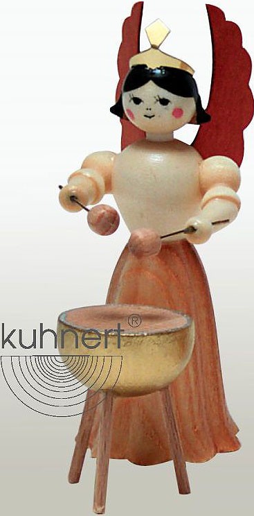 Drechslerei Kuhnert Konzertengel Sortiment 4, natur - Pauke Drechslerei Kuhnert Konzertengel Sortiment 4, natur - Pauke