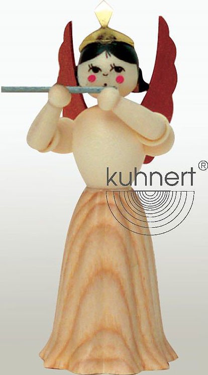 Drechslerei Kuhnert Konzertengel Sortiment 5, natur - Querflöte Drechslerei Kuhnert Konzertengel Sortiment 5, natur - Querflöte