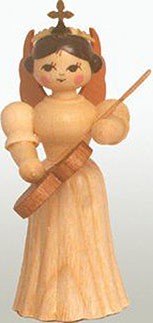 Drechslerei Kuhnert Konzertengel Sortiment 1, natur, klein - Gitarre Drechslerei Kuhnert Konzertengel Sortiment 1, natur, klein - Gitarre