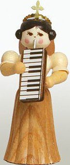 Drechslerei Kuhnert Konzertengel Sortiment 6, natur, klein - Melodika Drechslerei Kuhnert Konzertengel Sortiment 6, natur, klein - Melodika