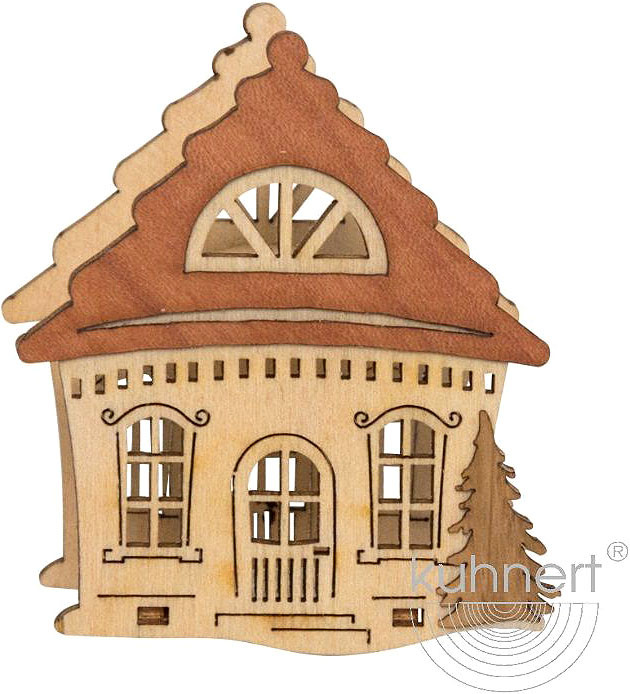 Drechslerei Kuhnert Kerzenaufstecker Haus mit Baum Drechslerei Kuhnert Kerzenaufstecker Haus mit Baum