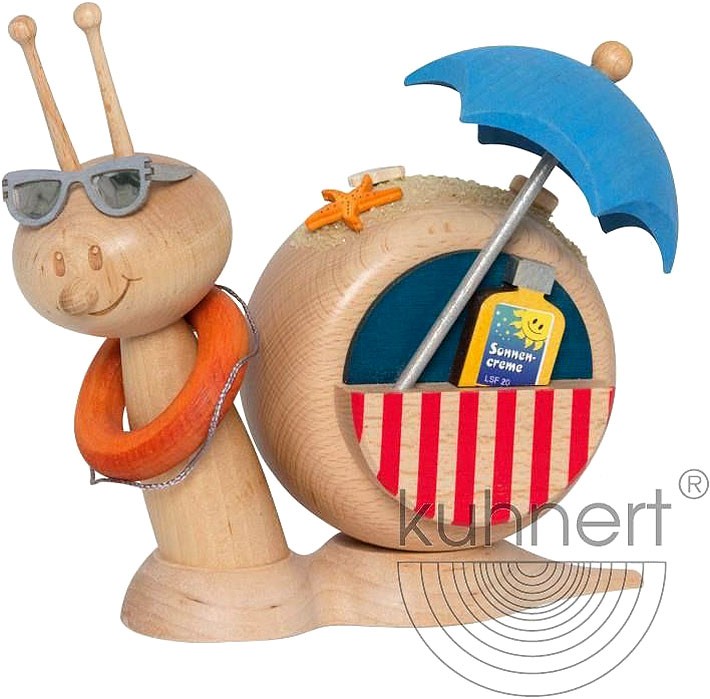Drechslerei Kuhnert Räucherfigur Strandschnecke Drechslerei Kuhnert Räucherfigur Strandschnecke