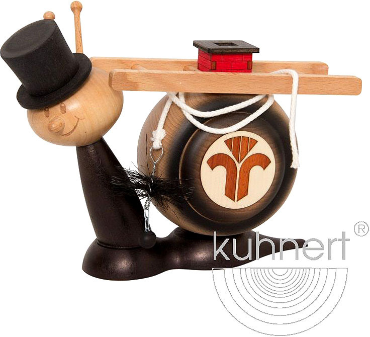 Drechslerei Kuhnert Räucherfigur Schornsteinfegerschnecke Drechslerei Kuhnert Räucherfigur Schornsteinfegerschnecke