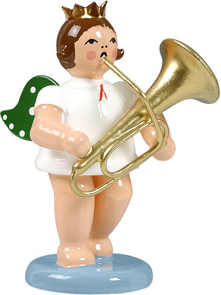Ellmann Engel mit Tuba, mit Krone Ellmann Engel mit Tuba, mit Krone