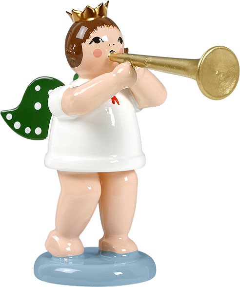 Ellmann Engel mit Fanfare, mit Krone Ellmann Engel mit Fanfare, mit Krone
