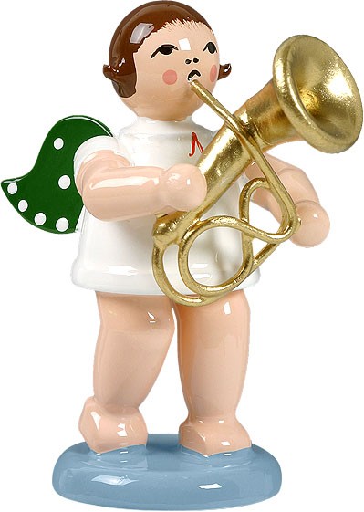 Ellmann Engel mit Baritonhorn, ohne Krone Ellmann Engel mit Baritonhorn, ohne Krone