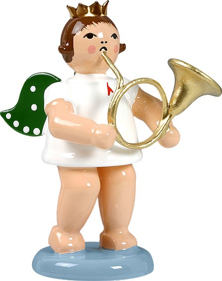 Ellmann Engel mit russ. Horn, mit Krone Ellmann Engel mit russ. Horn, mit Krone