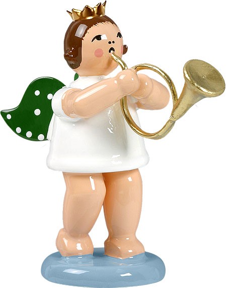 Ellmann Engel mit engl. Horn, mit Krone Ellmann Engel mit engl. Horn, mit Krone