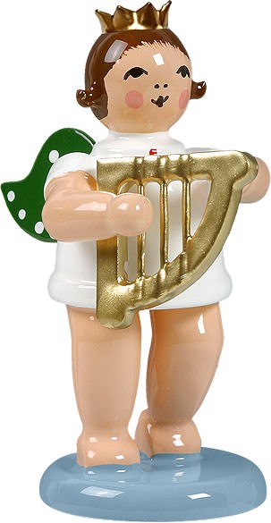 Ellmann Engel mit Handharfe, mit Krone Ellmann Engel mit Handharfe, mit Krone
