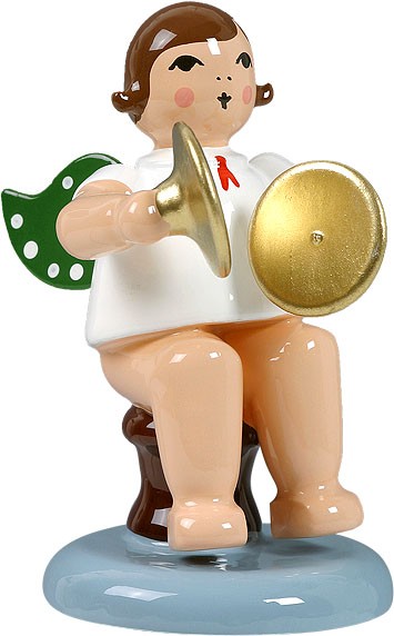 Ellmann Engel mit Becken, sitzend, ohne Krone Ellmann Engel mit Becken, sitzend, ohne Krone