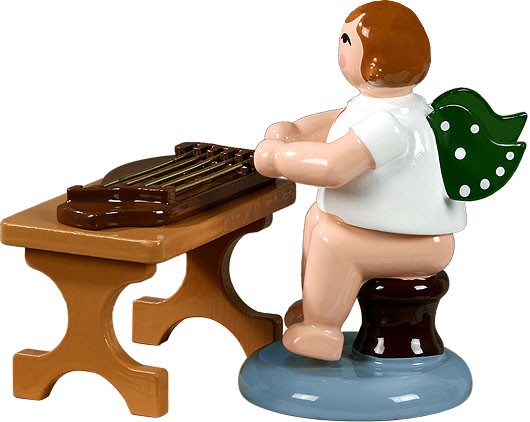 Ellmann Engel mit Zither, sitzend, ohne Krone Ellmann Engel mit Zither, sitzend, ohne Krone
