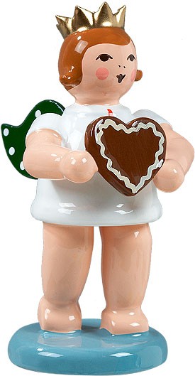 Ellmann Geschenkeengel mit Pfefferkuchenherz - mit Krone Ellmann Geschenkeengel mit Pfefferkuchenherz - mit Krone