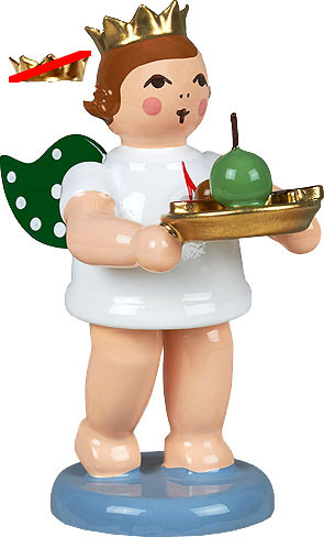 Ellmann Geschenkeengel mit Weihnachtsteller - ohne Krone Ellmann Geschenkeengel mit Weihnachtsteller - ohne Krone